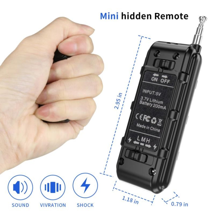 Electronic Dog Trainer Rechargeable Pet Remote Control Bark Stopper, Specification: 1 Drag 1 Orange - Training Aids by PMC TechLife | Online Shopping South Africa | PMC TechLife