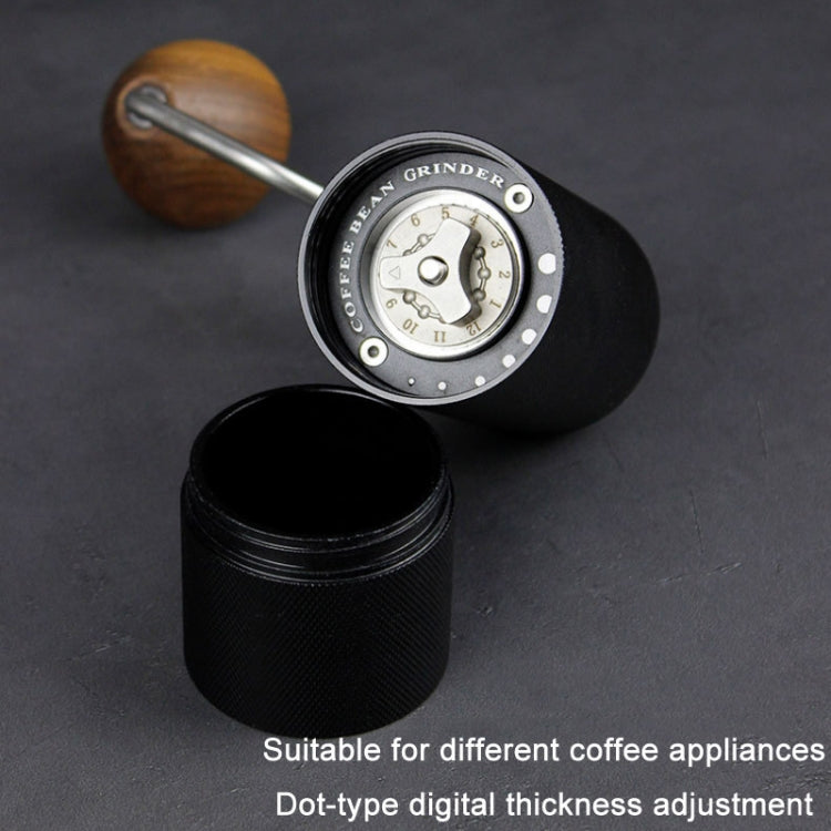 CNC Stainless Steel Hand Crank Coffee Bean Grinder, Specification: Pentagon Red - free shipping - PMC TechLife - Order now!
