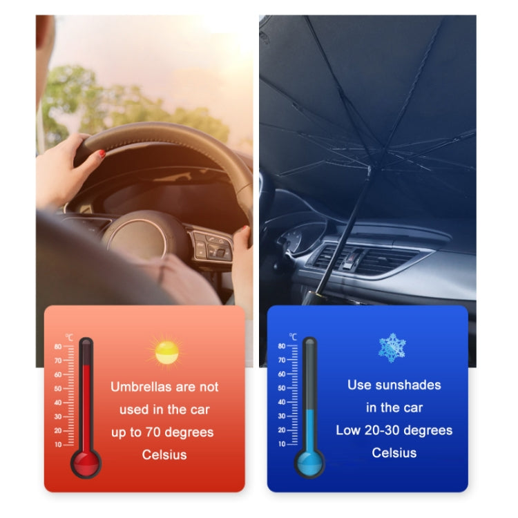 Car Windshield Telescopic Folding Thermal Insulation Parasol, Size: Open Style Large - Window Foils & Solar Protection by PMC TechLife | Online Shopping South Africa | PMC TechLife | Buy Now Pay Later Mobicred