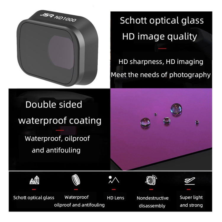 JUNESTAR Filters For DJI Mini 3 Pro,Model:  ND1000 JSR-1663-08 - free shipping - PMC TechLife - Order now!