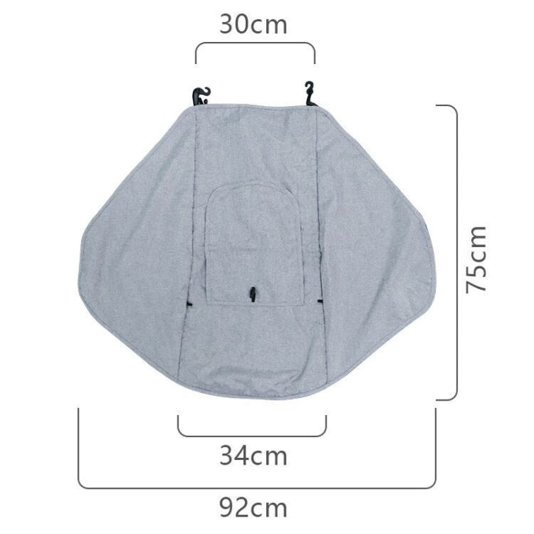 Universal Baby Stroller Accessories Sun Shade Cover With Visible Sunroof(Gray) - Strollers Accessories by PMC TechLife | Online Shopping South Africa | PMC TechLife | Buy Now Pay Later Mobicred