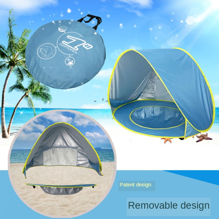 Baby Beach Tent With Pool Portable Foldable Sunshelter, Color: Shark Gray - free shipping - PMC TechLife - Order now!