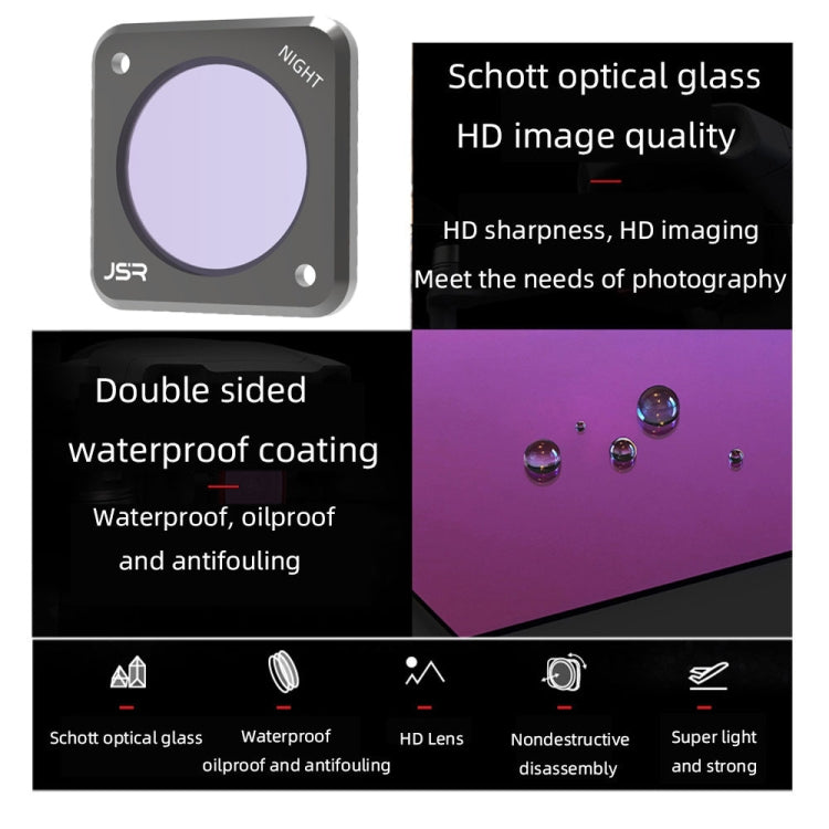 JUNESTAR Action Camera Filters For DJI Action 2,Style:  CPL - Lens Filter by JUNESTAR | Online Shopping South Africa | PMC TechLife | Buy Now Pay Later Mobicred