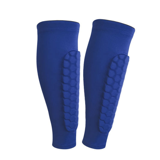 Sports Outdoor Basketball Ride Honeycomb Anti -Collision Leg Protection M( Blue) - Sports Safety by PMC Jewellery | Online Shopping South Africa | PMC Jewellery | Buy Now Pay Later Mobicred