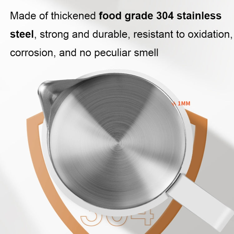 304 Stainless Steel Coffee Pot with Scale, Spec: 350ml (Black Beak) - free shipping - PMC TechLife - Order now!