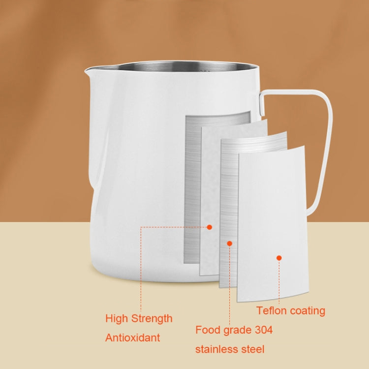 304 Stainless Steel Coffee Pot with Scale, Spec: 600ml (Beige Beak) - free shipping - PMC TechLife - Order now!