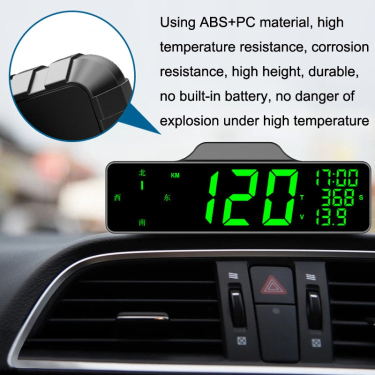 8.0 Inch Screen Car HUD Car Head-up Display Compass Multifunction GPS Speedometer - Head Up Display System by PMC Jewellery | Online Shopping South Africa | PMC Jewellery | Buy Now Pay Later Mobicred