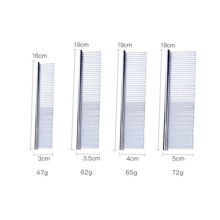 Stainless Steel Pet Comb Pet Hair Comb, Specification: XL - free shipping - PMC TechLife - Order now!