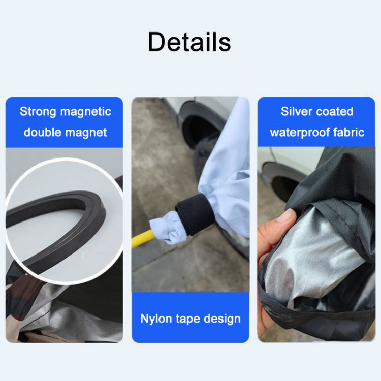 New Energy Vehicle Charging Port Waterproof Protective Cover, Color: Gray White - Waterproof Covers by PMC TechLife | Online Shopping South Africa | PMC TechLife