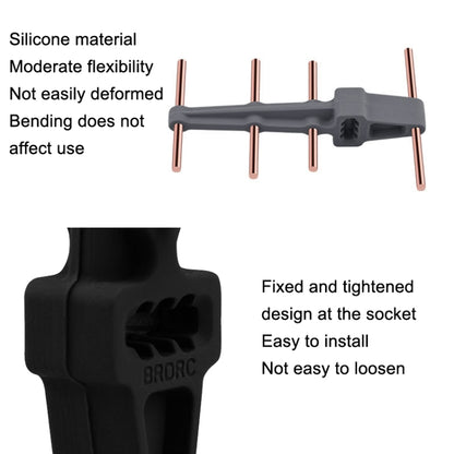 BRDRC Remote Control Eight Wood Antenna Signal Enhancer Suitable For DJI FPV Combo(Black Copper) - Other Accessories by BRDRC | Online Shopping South Africa | PMC Jewellery | Buy Now Pay Later Mobicred