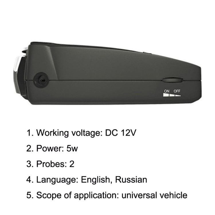 STR-525 Electronic Dog Car Radar Full Frequency Flow Speed Early Warning Device - Radar Detectors by PMC TechLife | Online Shopping South Africa | PMC TechLife | Buy Now Pay Later Mobicred