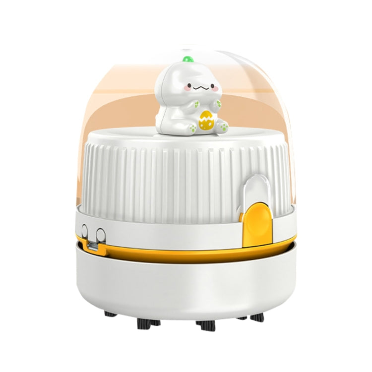 Desktop Vacuum Fan Charging Cleaning Machine Rubber Dandruff Keyboard Cleaner(White) - Mini Vacuum Cleaner by PMC Jewellery | Online Shopping South Africa | PMC Jewellery | Buy Now Pay Later Mobicred