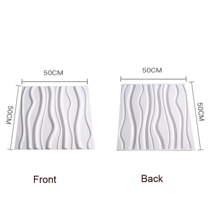 PVC Material Stereo 3D Shooting Background Board Photo Props,50 X 50cm(D095 Square Brick White) - free shipping - PMC TechLife - Order now!