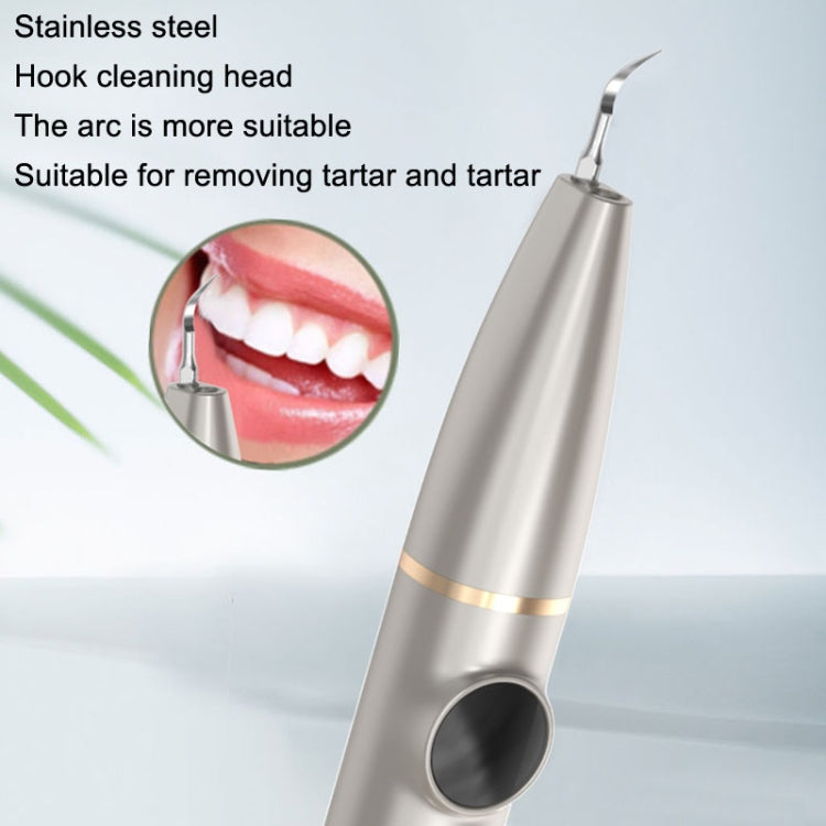 Tartar and Calculus Remover Oral Cleaning Ultrasonic Scaler Electric Visual Scaler(Champagne) - Oral Irrigators by PMC Jewellery | Online Shopping South Africa | PMC Jewellery