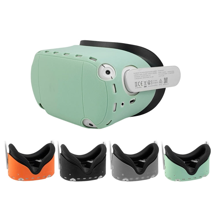 Silicone Non-Slip Protective Cover for Meta Quest 2 VR Glasses Accessories(Black) - VR Accessories by PMC TechLife | Online Shopping South Africa | PMC TechLife | Buy Now Pay Later Mobicred
