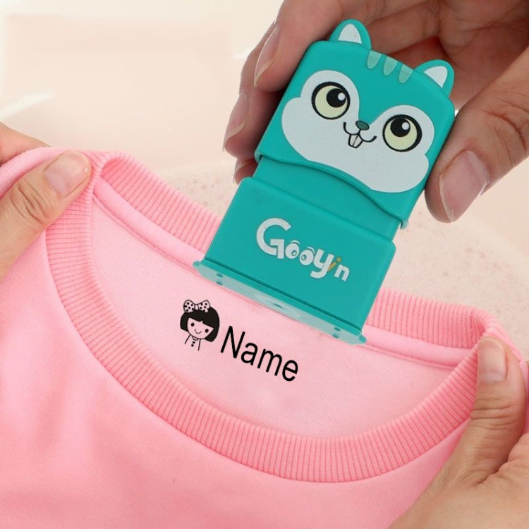 Clothing Seal For Children Kindergarten Student Name Photosensitive Seal(Green) - Gadgets by PMC TechLife | Online Shopping South Africa | PMC TechLife | Buy Now Pay Later Mobicred