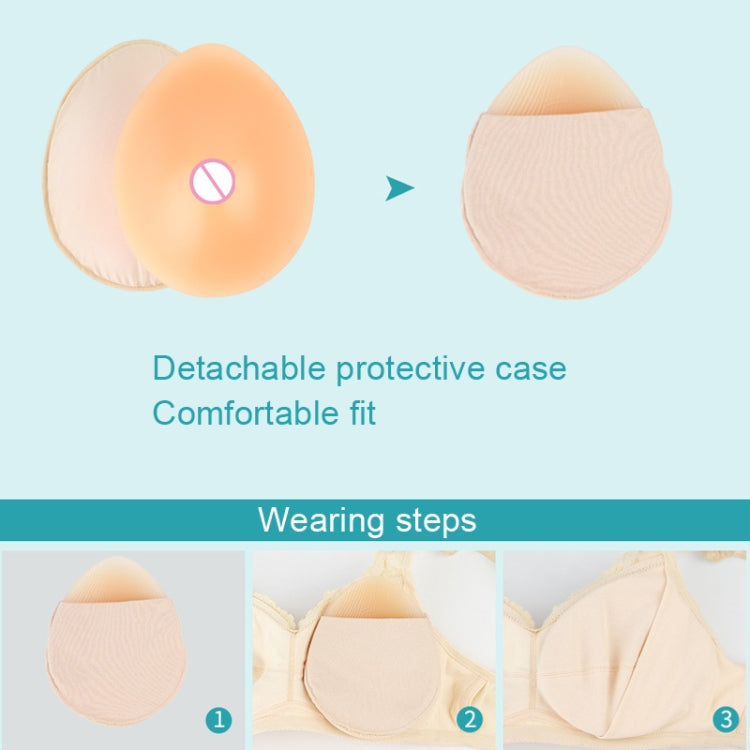 Postoperative Rehabilitation Drop-Shaped Silicone Fake Breast, Size: CT4 200g(Skin Color) - Fake Breasts by PMC Jewellery | Online Shopping South Africa | PMC Jewellery