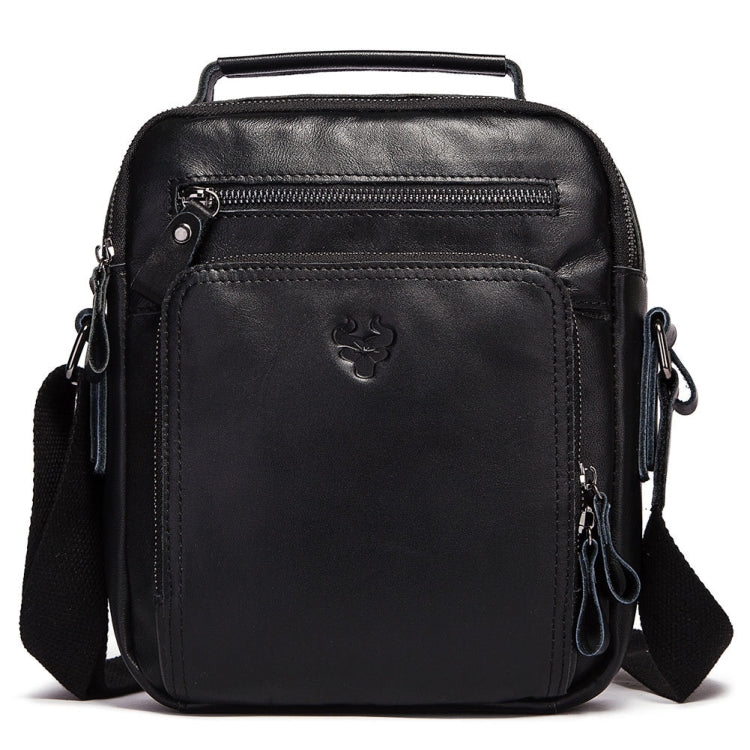 HUMERPAUL MH573 Men Shoulder Bag Leather Messengers Bag(Black) - free shipping - PMC TechLife - Order now!
