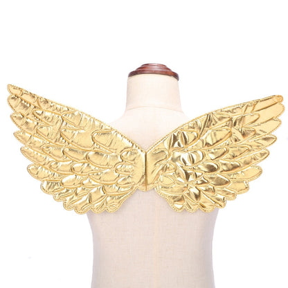 3 PCS Children Prom Dress Up Wings Elf Colorful Wings Party Costume Props(Gold) - Holiday Decorations by PMC Jewellery | Online Shopping South Africa | PMC Jewellery