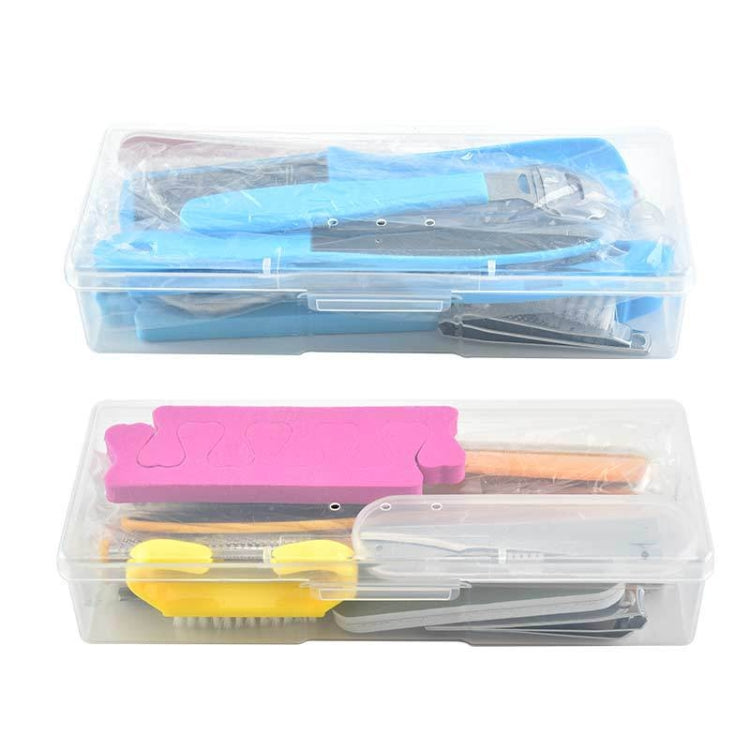 20 In 1 Foot File Grinding Exfoliating Manicure And Pedicure Kit(Blue) - Grinding Tools & Accessories by PMC TechLife | Online Shopping South Africa | PMC TechLife | Buy Now Pay Later Mobicred