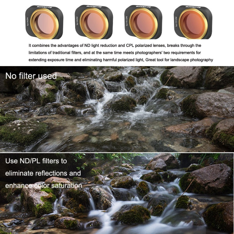 Sunnylife MM3-FI411 For Mini 3 Pro Filter, Color: ND16 / PL - Mavic Lens Filter by Sunnylife | Online Shopping South Africa | PMC Jewellery | Buy Now Pay Later Mobicred