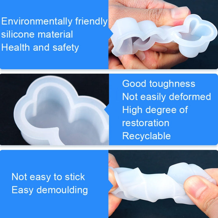 D2111-1 DIY Drop Mold Heart Candle Silicone Mold - Arts & Crafts by PMC TechLife | Online Shopping South Africa | PMC TechLife