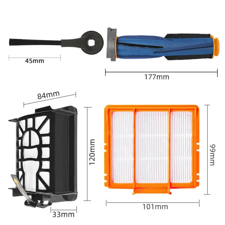 For Shark AI AV2501AE / AV2502AE Robot Vacuum Accessories Main Brush - For Shark Accessories by PMC TechLife | Online Shopping South Africa | PMC TechLife | Buy Now Pay Later Mobicred