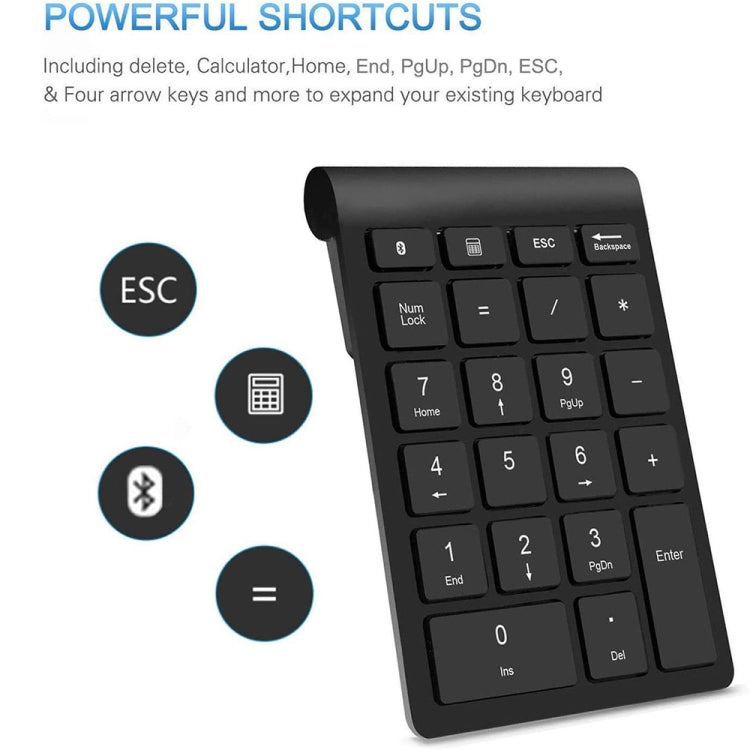 BT304 22 Keys Laptop Mini Wireless Keyboard, Spec: 2.4G (Black) - free shipping - PMC Jewellery - Order now!
