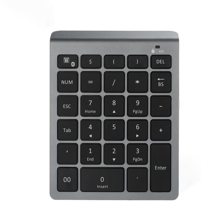 BT302 28 Keys Laptop Mini Wireless Keyboard, Spec: Bluetooth (Gray) - Wireless Keyboard by PMC Jewellery | Online Shopping South Africa | PMC Jewellery | Buy Now Pay Later Mobicred