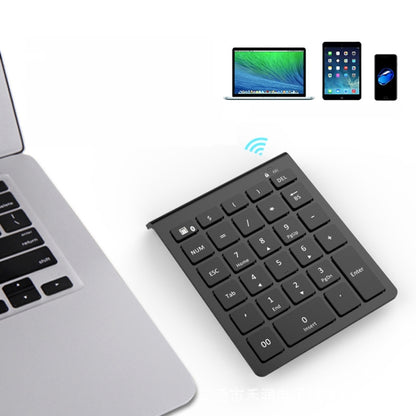 BT302 28 Keys Laptop Mini Wireless Keyboard, Spec: Bluetooth (Gray) - Wireless Keyboard by PMC Jewellery | Online Shopping South Africa | PMC Jewellery | Buy Now Pay Later Mobicred