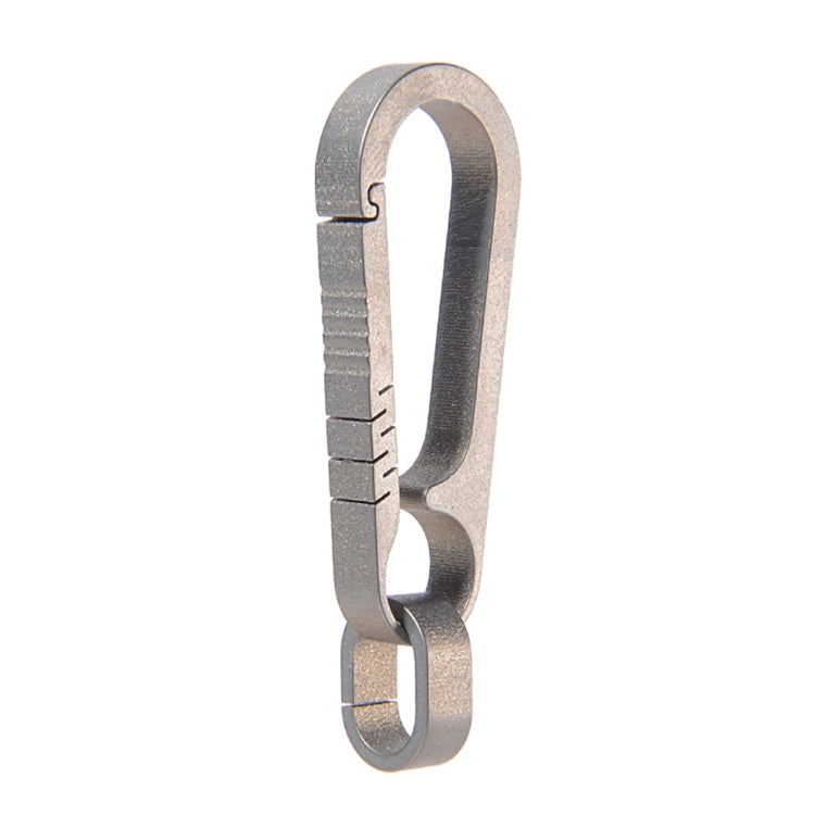 Men Titanium Alloy Keychain Car Key Waist Hanging(Titanium Color) - Key Rings by PMC TechLife | Online Shopping South Africa | PMC TechLife | Buy Now Pay Later Mobicred