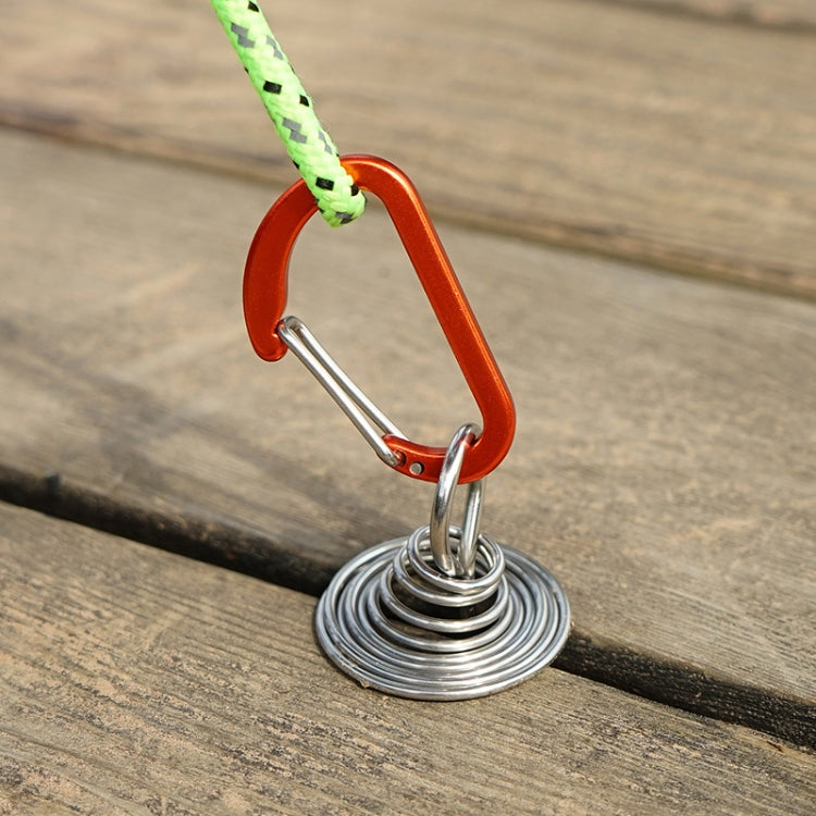 Outdoor Barracks Octopus Buckle Camping Deck Nail Stainless Steel Fixed Tent Rope Buckle - Tents & Accessories by PMC TechLife | Online Shopping South Africa | PMC TechLife | Buy Now Pay Later Mobicred