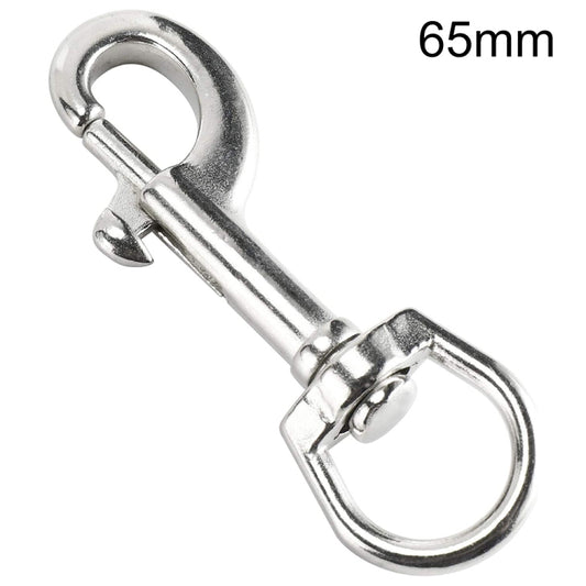 Stainless Steel Swivel Single Hook Pet Leash Hook, Specification: 65mm - Hooks by PMC Jewellery | Online Shopping South Africa | PMC Jewellery | Buy Now Pay Later Mobicred