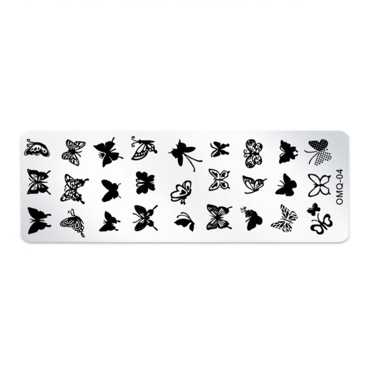 5 PCS Nail Art Print Template Nail Art Tools(OMQ-04) - free shipping - PMC Jewellery - Order now!