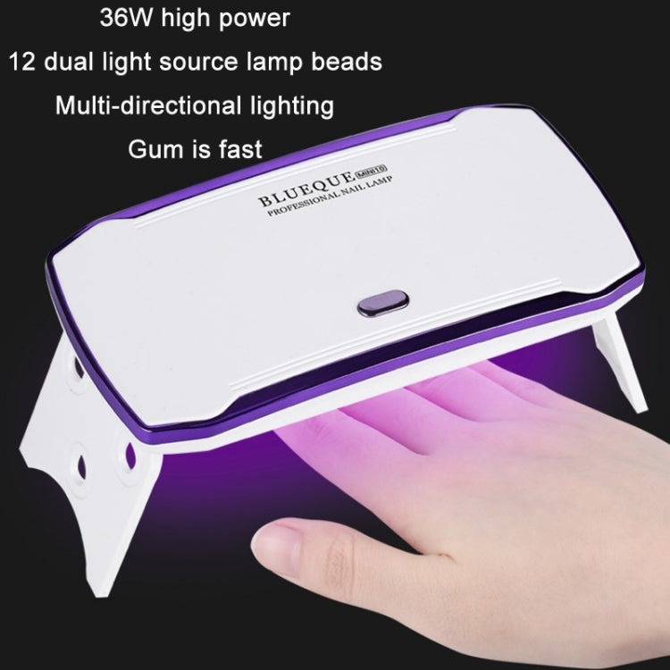 BLUEQUE USB Powered Nail Manicure Handheld UV Phototherapy Machine(Mini-9) - Nail Dryers by PMC Jewellery | Online Shopping South Africa | PMC Jewellery | Buy Now Pay Later Mobicred