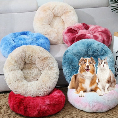 Plush Pet Bed Deep Sleep Pet Pad, Specification: 40cm(Light Colorful) - Beds by PMC Jewellery | Online Shopping South Africa | PMC Jewellery