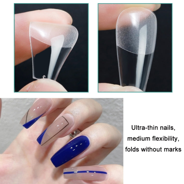 Scratch-free Ultra-thin Seamless Manicure Nail Plate, Shape: 08 Long Arc - free shipping - PMC Jewellery - Order now!