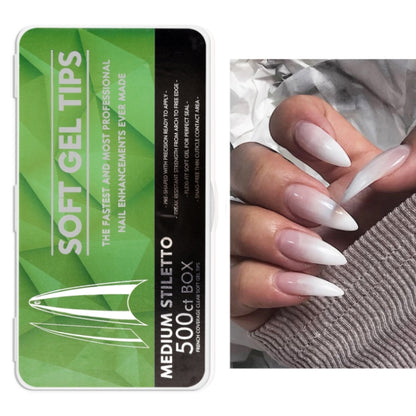 Scratch-free Ultra-thin Seamless Manicure Nail Plate, Shape: 09 Long Water Pipe - Nail Stickers by PMC Jewellery | Online Shopping South Africa | PMC Jewellery | Buy Now Pay Later Mobicred