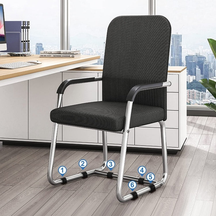 6 PCS U-shaped Iron Tube Dining Table Foot Cover Office Computer Chair Leg Protector(18-35mm) - Furniture Accessories by PMC TechLife | Online Shopping South Africa | PMC TechLife