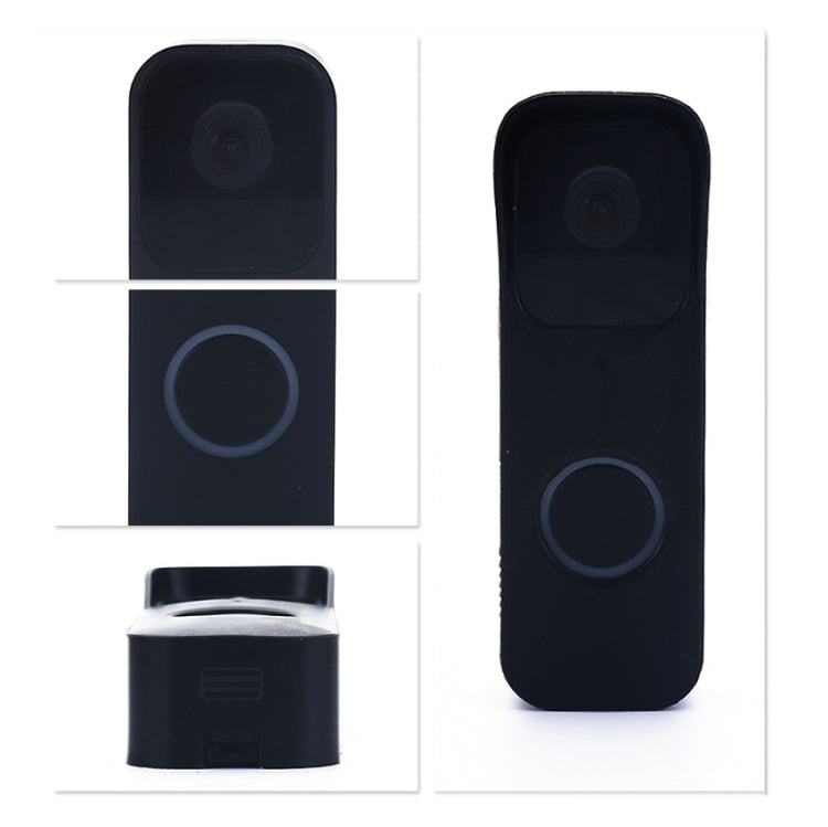 Silicone Cover for Blink A363 Wireless Doorbell(Black) - Other Device by PMc TechLife | Online Shopping South Africa | PMc TechLife | Buy Now Pay Later Mobicred