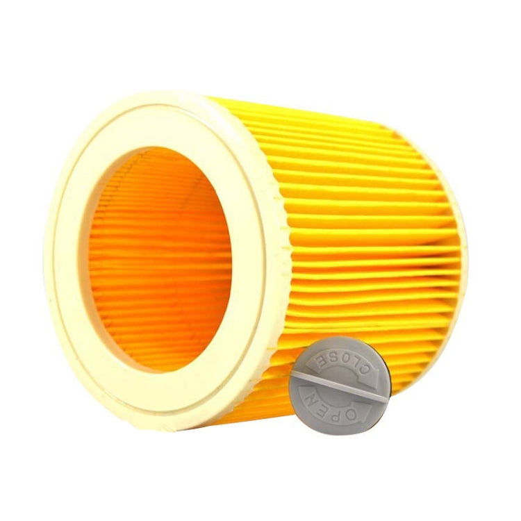 2PCS HEPA Filter For Karcher A2004 / A2204 Vacuum Cleaner Accessories(Yellow) - Other Accessories by PMC Jewellery | Online Shopping South Africa | PMC Jewellery