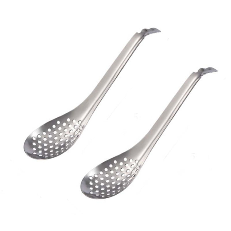 2 PCS 304 Stainless Steel Small Caviar Colander Molecular Cooking Spoon, Color: True Color - Gadgets by PMC Jewellery | Online Shopping South Africa | PMC Jewellery | Buy Now Pay Later Mobicred