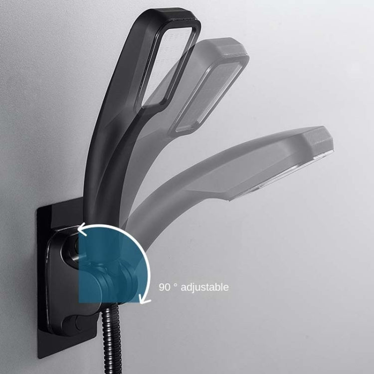 Self-Adhesive Shower arm Head Holder Adjustable Wall Mounted Fixed Base (Silver) - Shower Head by PMC TechLife | Online Shopping South Africa | PMC TechLife