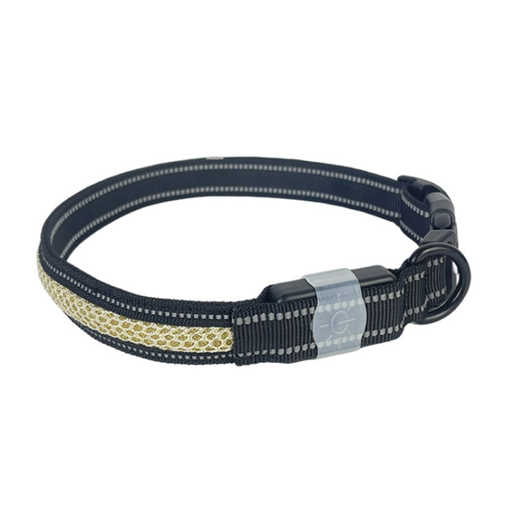LED Rechargeable Wear-resistant and Waterproof Pet Lighting Collar, Size: L(Black) - Collars by PMC TechLife | Online Shopping South Africa | PMC TechLife | Buy Now Pay Later Mobicred