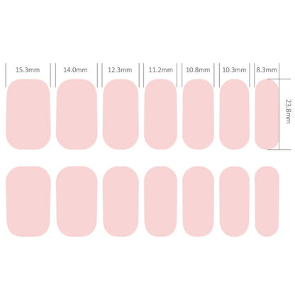 Nail Polish Film Bronzing Nail Stickers(ZX3486)(Bare film+A frustration) - Nail Stickers by PMC Jewellery | Online Shopping South Africa | PMC Jewellery