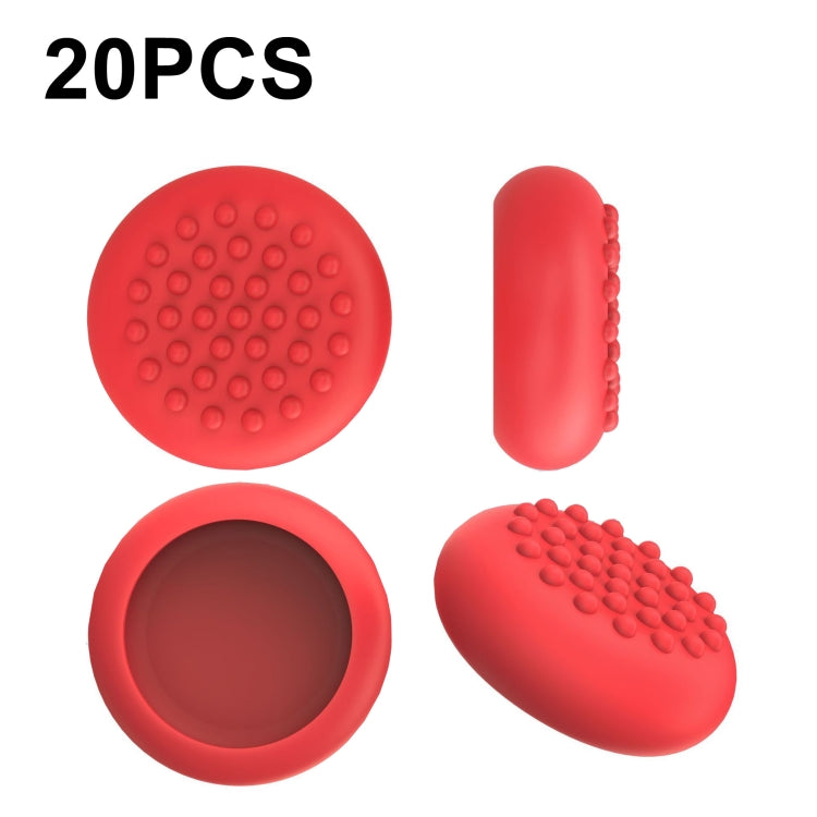20 PCS Peripheral Button VR Handle Rocker Silicone Protective Cover, For Meta Quest 2(Red) - VR Accessories by PMC TechLife | Online Shopping South Africa | PMC TechLife | Buy Now Pay Later Mobicred