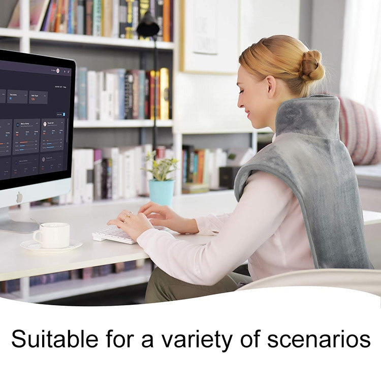 Heated Shoulder Guards Neck Guards Electric Heated Shawls Electric Blankets AU Plug(Dark Gray) - free shipping - PMC TechLife - Order now!