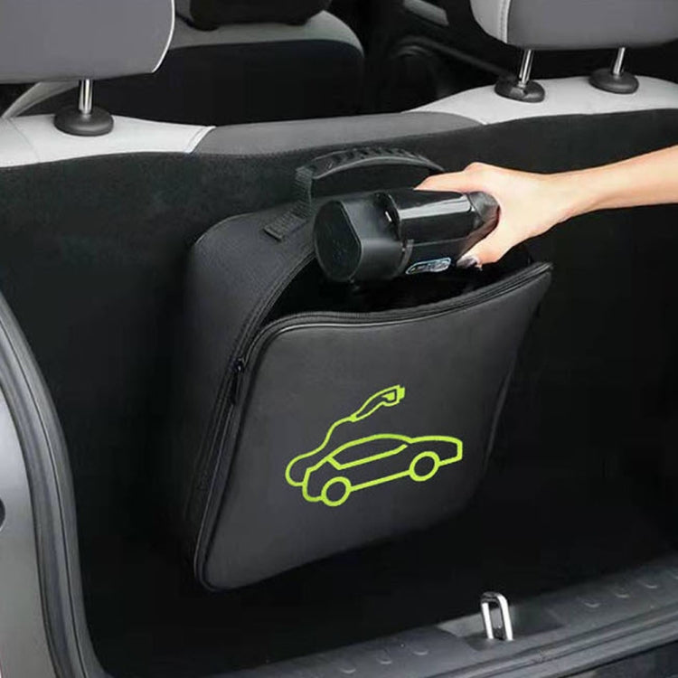 Car Charging Cable Storage Bag Carry Bag For Electric Vehicle Charger Plugs,Spec: Round Without Logo - EV Charger Accessories by PMC TechLife | Online Shopping South Africa | PMC TechLife