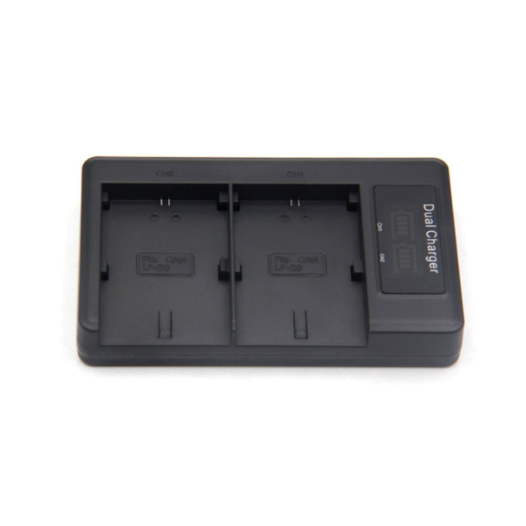 LP-E6 SLR Camera Vertical Dual Battery Charger - Battery USB Charger by PMC TechLife | Online Shopping South Africa | PMC TechLife | Buy Now Pay Later Mobicred