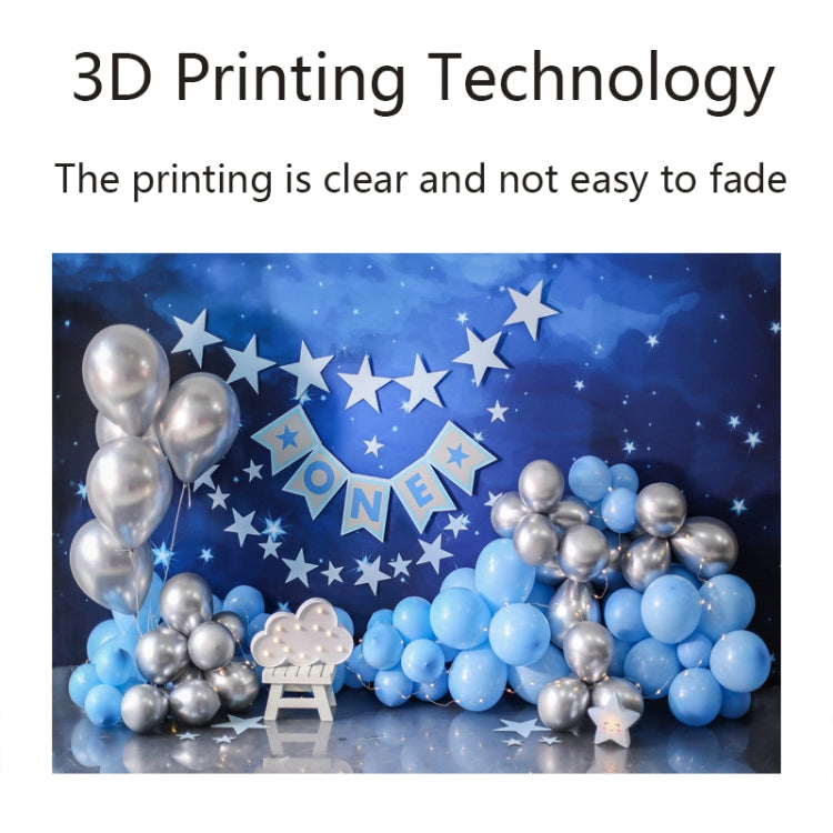 2.1m X 1.5m Birthday Party Shooting 3D Printed Background Cloth(4720) - Birthday Party by PMC TechLife | Online Shopping South Africa | PMC TechLife | Buy Now Pay Later Mobicred